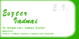 eszter vadnai business card